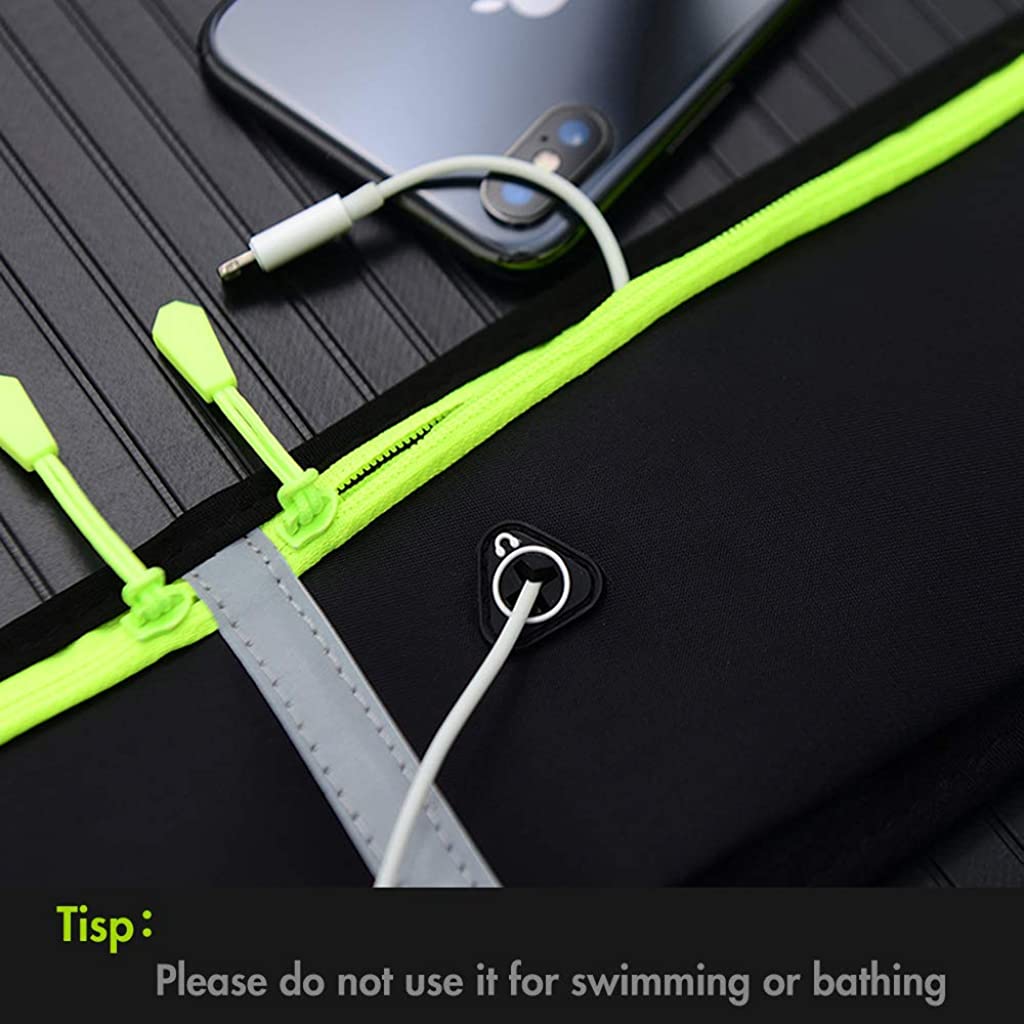 SANNIDHI Synaty Waist Bag for Men & Women, Stylish Slim Fanny Pack Casual Sling Shoulder Chest Pack with Adjustable Strap for Walking Cycling Running Hiking Hold Phones, Keys, Cards (Black) SANNIDHI Synaty Waist Bag for Men & Women, Stylish Slim Fanny Pack Casual Sling Shoulder Chest Pack with Adjustable Strap for Walking Cycling Running Hiking Hold Phones, Keys, Cards (Black)